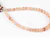 Natural Sunstone Faceted Roundel Beads Strand Length 7 Inches and Size 4.5mm to 8.5mm approx.